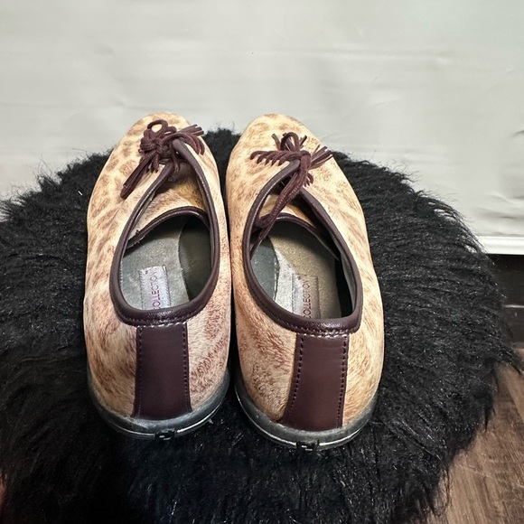 Golf shoes FootJoy Oxford’s, with vintage print, leather design - Picture 3 of 5